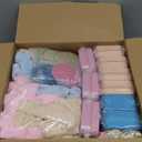 96 Pcs Spa Party Favors Sleepover Party Supplies Bow Headband Wristband Scrunchies Hair Clip Jewelry Case Makeup Bag Mirror for Women Bridesmaid Gifts Graduation Gift (Multicolor)