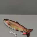 Electric Jumping Fish for Cats Interactive Rainbow Trout Pet Fish Stimulates Curiosity Playfulness Engaging Cat Fishing Fun Keeps Indoor Kittens Entertained