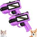 Geelin 2 Pcs Squirt Spray for Cats Dogs Cute Purple Training Squirt for Cats Deterrent Water Spray Pistols for Dogs Pets Training