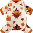 Dog Pajamas Soft Lightweight Dog Onesies Outfit Clothes for Small Medium Large Puppy Pjs for Pet Boys Girls Dogs Cats (XS (Back: 5.5",Chest: 10.6", 1.5-2.5lbs))