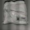 Saodimallsu Womens Striped Sweater Dress V Neck Collared Long Sleeve Slim Fit Ribbed Knit Trendy Mini Dresses (Small, White)