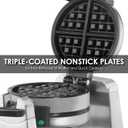 Waring Commercial WW200 Waffle Iron, 18x11x12, Silver