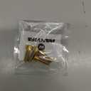 Titanium Ti M6x10 15 18 20 25 30 35 40 45 50 55 60 65mm Socket Allen Hex Bolt Pack of 4 (M6x18mm, Gold)