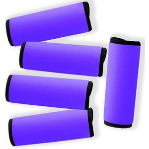 Neoprene Luggage Handle Wraps for Traveling Bright Color Luggage Identifiers|Handle Wraps|Handle Covers (Lavender)