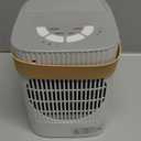 FANCOLE Mini Air Conditioner, 3-IN-1 Small Air Conditioner w/ 3-Level Humidify & 3 Speeds, 7-Color Night Lights, Top Fill Tank for 8H Cooling, Desk Portable Air Conditioners for Bedroom Room Office