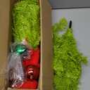 2 Ft Christmas Tree Decorations with Xmas Bauble Ornaments, Whimsical Christmas Decorations Lime Green Tabletop Christmas Tree for Centerpiece Tabletop Home Office Indoor Xmas Decor