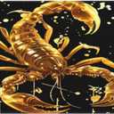 Golden Cool Scorpio Large Mouse Pad 16"X29.5", Large Desktop Pad for Keyboards and Mice, Suitable for Home Or Office Use