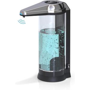 Better Living Products 70181 Touchless Clear Chamber Hands Free Soap Dispenser