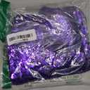 Womens Sparkly Sequin Mermaid Crop Tops, Strapless Metallic Tube Tops for Party Clubwear (Medium, Purple)