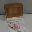 Fitense Basketball Display Case Acrylic Clear, UV Protected Basketball Stand Box Full Size with Solid Wood Base, Soccer Display for Autographed Standard NBA WNBA Ball Memorabilia Keepsake, Ideal Gift