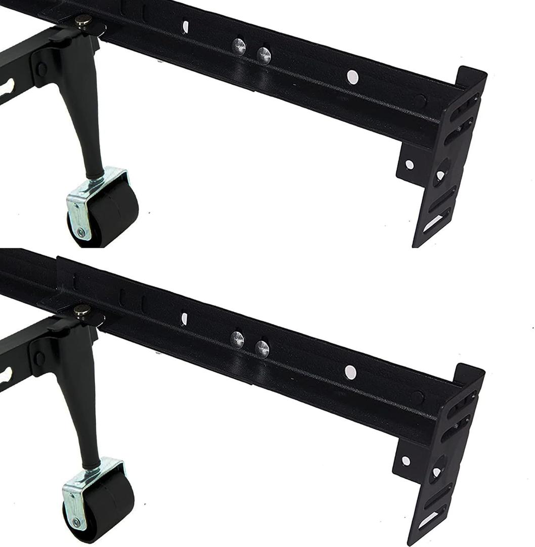 Bed Frame Footboard Extension Brackets Set Attachment Kit, Bolt-on Footboard Extension Bracket Attachment Kit - Fit for Twin,Full,Queen,King Size Bed