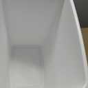 Rubbermaid Small Kitchen Bathroom Trash Can, 9 Gallons, White, Waste Basket for Under Counter/Kitchen/Office/Bedroom/Bathroom
