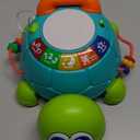 Jyusmile Baby Toys 6 to 12 Months, Musical Turtle Crawling Infant Toys, Early Learning Educational Toy with Light & Sound, Christmas Birthday Gifts for Boy Girl 7 8 9 10 11 Month 0-1 Year Old (Blue)