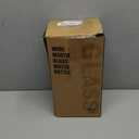 84oz Glass Water Bottle with Stainless Steel Handle,2.5L Gallon Water Bottle with 2-IN-1 Straw Lid, Silicone Sleeve and Motivational Capacity Marker, Wide Mouth Water Jug For Gym, Dark Blue