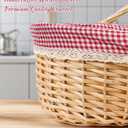Picnic Basket for 2 with Table and Blanket Collapsible Cooler Bag Insulated Picnic Set for Beach Picnic Hamper Picnic Date Essentials for Outdoor Picnic Accessories Wedding Gift/Bridal Shower Gift
