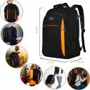 MATEIN Travel Laptop Backpack, Slim Sturdy College Laptops Backpack, Business Anti Theft Water Resistant Computer Bag Gift for Men & Women Fits 15.6 Inch Notebook