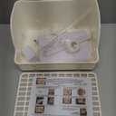 TOYANDONA Automatic Bird Bath with Circulating Faucet Easy to Parrot Bathtub for Small Birds Space Saving Pet Bathing Pool with Water Saving Technology Shower Head