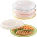 Miles Kimball Divided Plates And Food Storage Containers - Set Of 4