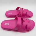  Mia Girl Comfortable Flat Sandals for Women, Pink US 7