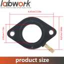 labwork Carburetor Carb Intake Rubber Boots Replacement for Kawasaki z1 kz900 kz1000 73-80