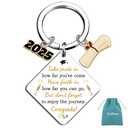 Pack of 4 EoffIvan Class Of 2025 Gifts Graduation Gifts For Her Him Keychain Graduation Keychain Gift For Graduate Student Middle High School College Gifts For Women Men