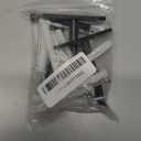 Antrader Solid Steel Matte Black Floating Shelf Brackets, 3-Inch Rustproof Blind Shelf Supports (Small), Screws and Wall Plugs Included for DIY Project Set of 4