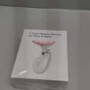 7 Color Face and Neck Massager Light Therapy, Red Light Based Facial Massager for Skin Care, Smoothing, Firming (White)