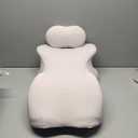 Memory Foam Wedge Pillow for Adults, Multi-Position Support Bed Pillow with Removable Cover for Sleeping Sitting Up Prone Reading Back & Knee Support Leg Elevation, Pink