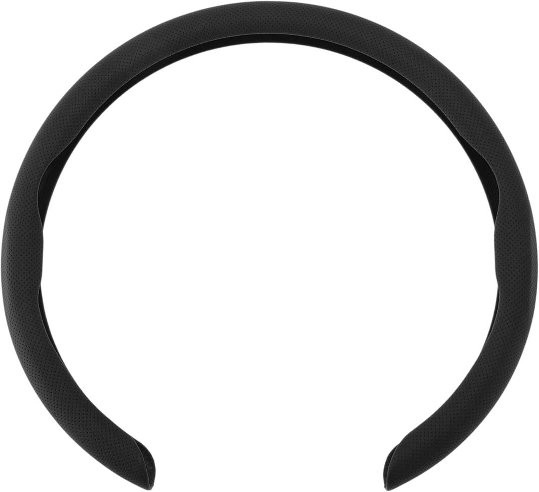 PU Artificial Leather Steering Wheel Cover Car Steering Wheel Protector 14.96" Black