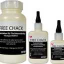 Butterfly Free Chack Table Tennis Racket Glue - Perfect for Assembling Table Tennis Ping Pong Paddle - Comes with Sponges and Application Clip to Easily Replace Table Tennis Rubber (90ml)