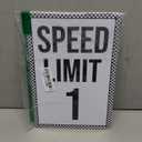 Speed Limit 1 Sign Fast One Birthday Decorations for Boys Race Car Party Decor Funny Metal Tin Signs Racing 1st Birthday Decoration Gifts 8x12 Inch