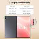 SPARIN 2 Pack Paper Glass Screen Protector for Samsung Galaxy Tab S11 Ultra/S10 Ultra/S9 Ultra/S8 Ultra 14.6 Inch with Easy Installation Tray, Matte Tempered Glass Film for Drawing/Writing, Anti-Glare & S Pen Support