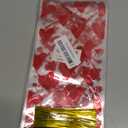 WRSION 120 PCS Valentines Treat Bags, Valentines Gift Bags, Valentine's Day Cellophane Bags, 4 Styles Red Heart Valentines Goodie Bags with 140 PCS Gold Twist Ties for Valentines Party Wedding Favor Supplies - 10.6 x 5.1 Inch