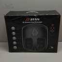 Shiatsu Foot Massager Machine with Heat: Deep Kneading Foot Massager with Vibration & Compression for Plantar Fasciitis & Neuropathy - for Women & Men, Relax for Home Office Use (Black)