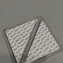 Rabenda 12 Pcs Rug Tape, Non Slip Rug Pads Grippers for Hardwood Floors and Tiles, Reusable Carpet Tape for Area Rugs, Double-Sided Adhesive Rug Stickers Keep Corners Flat (Black)