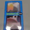 Temdan Compatible with iPhone 16 Pro Max Case Waterproof, Built-in Screen & Camera Protector IP68 Underwater Full Body 16FT Military Drop proof Shockproof Phone Case 6.9"-Purple/Clear