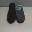 RockDove Women's Original Two-Tone Memory Foam Slipper (9-10, Dark Grey/Blue)