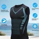 Mens Tank Tops,Sport Running Dry Fit Gym Shirt, Wicking Athletic Mesh Breathable Muscle Tee Workout Sleeveless Shirts (Black, XXL)