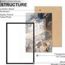18x36 Frame Set of 3 Black Engineered Wood Horizontally/Vertically