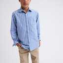The Children's Place Boys Long Sleeve Oxford Button Down Shirt (Blue, XL) 14