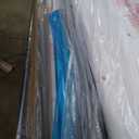 Full Size Bed Frame with Tall Headboard, 53" Velvet Upholstered Full Bed Frame with 3-Tier Storage Headboard and Sleek Vertical LED Light, Charging Station, Sturdy & Easy to Assemble, Cream White