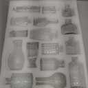 Glass Bud Vase Set of 16, Small Flower Vases, Glass Vases for Centerpieces, Vintage Home Table Decorations Bud Vases (16 Pcs, Clear)
