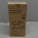 LEVERLOC Shower Caddy Suction Cup, 2 Pack Shower Shelves for Inside Shower with Hooks & Soap Holder, NO-Drilling Bathroom Shower Organizer, Rustproof Meatl Shower Holder Storage, Black