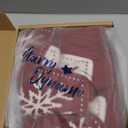 60-Inch Reversible Knit Tree Skirt with Christmas StarInspired Pointed Edge Border and Lace-Up Closures, Machine Washable Thick Acrylic Yarn, Burgundy & White