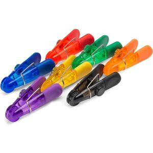 Magnetic Multipurpose Bag Clips, Set of 7, Multicolored