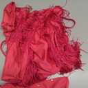 Happy Cherry Girls Latin Short Bodysuit Dress Sleeveless Tassels Dancewear Samba Rumba Jazz Cha Cha Dance Costume 3-14Y (Pink)