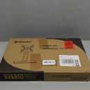 Universal Swivel TV /Table Top TV Stand for 19 to 43 inch TVs with 90 Degree Swivel, 4 Level Height Adjustable, Heavy Duty Tempered Glass Base, Holds up to 99LBS HT02B-001