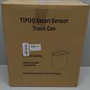 TIPGO 5 Gallon Motion Senor Bathroom Trash Can with Lid, Automatic Garbage Can Touchless, Smart Plastic Waste Basket for Narrow Spaces, Bathroom, Office, Bedroom, Living Room (Black)