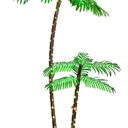 6ft Solar Powered LED Lighted Palm Tree