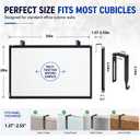 Vivasself 24"x20" Magnetic Cubicle Whiteboard Wall Mount Dry Erase Board